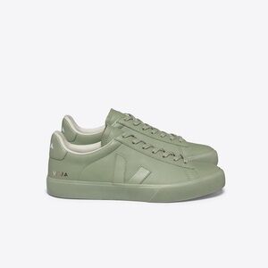 Veja Campo Leather Olive Green Sneakers